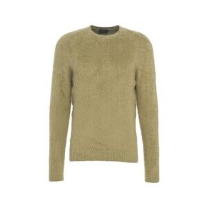 Roberto Collina Brushed Knit Sweater With Classic Crew Neck - NWT